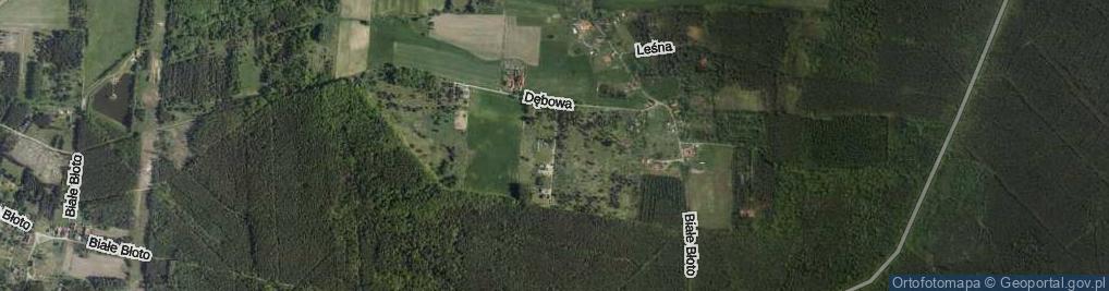 Zdjęcie satelitarne Brzozowa ul.